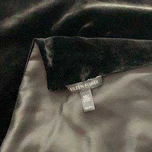 Eileen Fisher Black Velvet Wrap